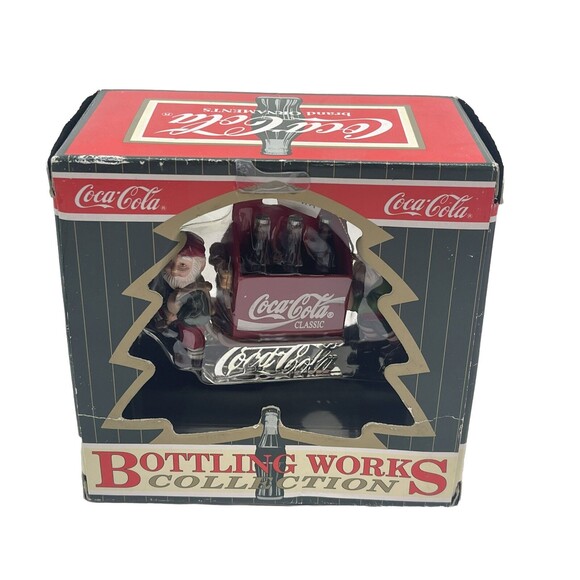 Vintage Coca Cola Ornament Bottling Works Collection 1997 Christmas 3” - Picture 1 of 12